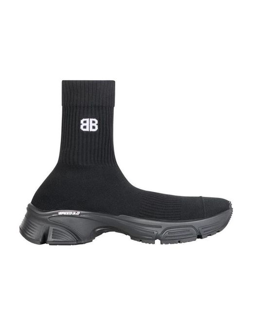 Balenciaga Black Speed 3.0 Sole Sneakers for men