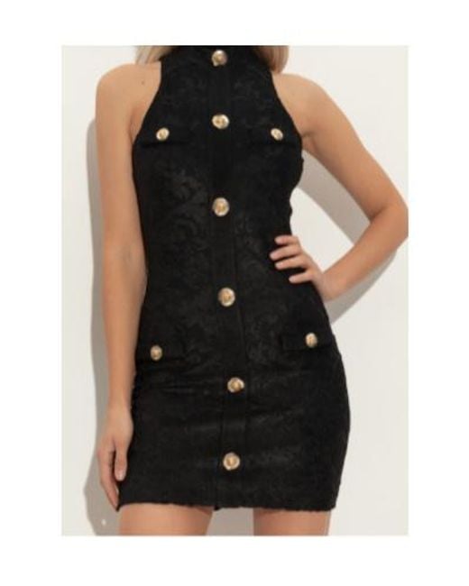 Balmain Black Short Dresses