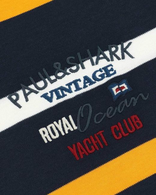 Paul & Shark Black Logo Long-Sleeved T-Shirt for men
