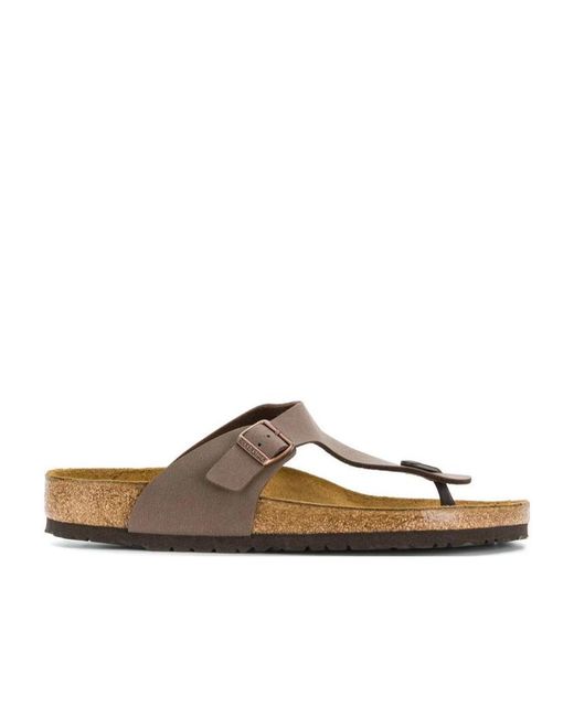 Birkenstock Brown Strap Side Buckled Sandals for men