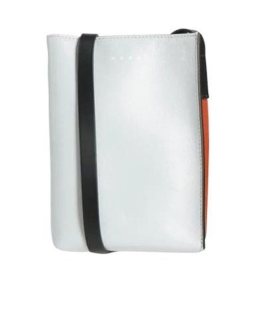 Marni Gray Solid Colour Cross-Body Bags