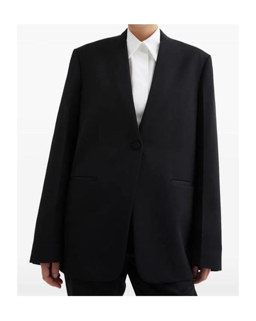 Jil Sander Black Wool Tailored Jacket