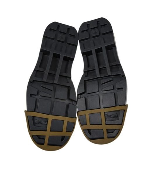 Camper Black Junction Rubber-Toe Loafers for men