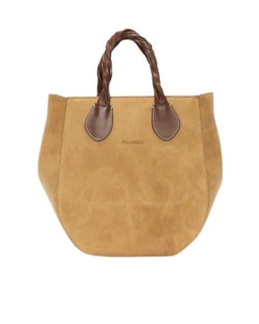 J.W. Anderson Metallic Jw Anderson Small Punch Tote Bag