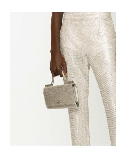 Dolce & Gabbana Gray X Kim Satin Phone Bag
