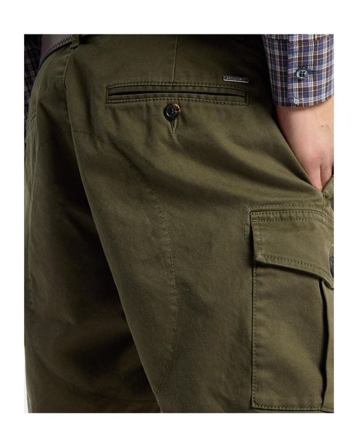 DSquared² Green Cargo Shorts for men