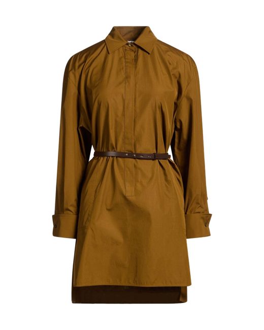 Max Mara Natural Solid Shirt Dress