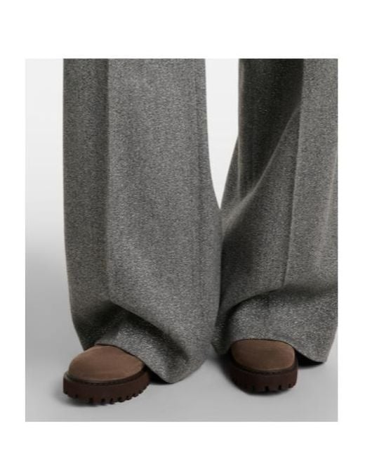 Brunello Cucinelli Brown Monili Suede Chelsea Boots