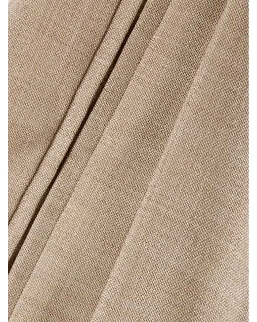 Peter Do Natural Wool-Blend Pants