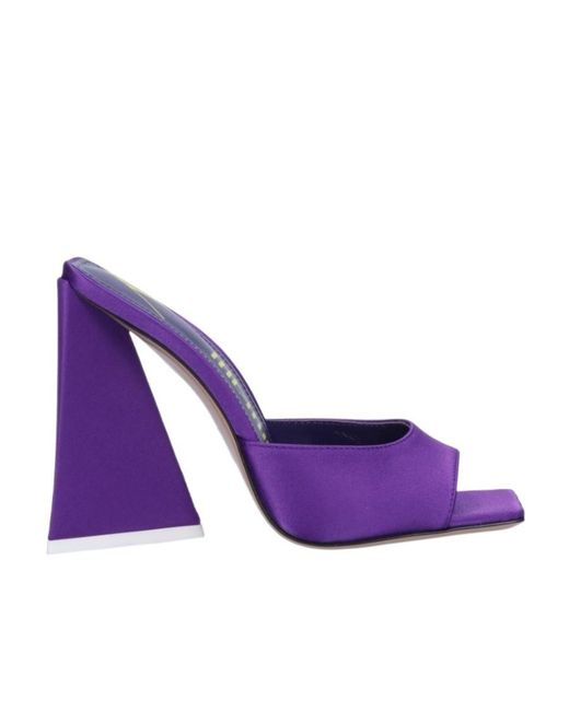 The Attico Purple Devon 115Mm Mules