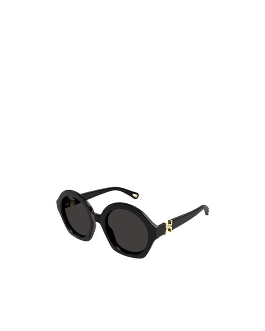 Chloé Black Chloé Eyewear Round-Frame Sunglasses