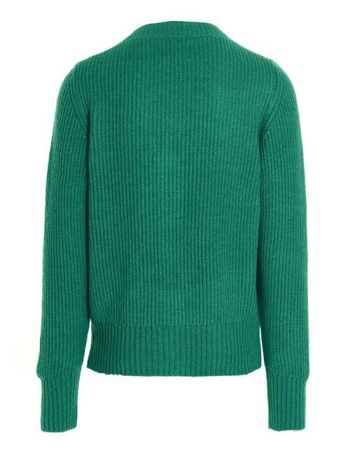 LC23 Green V-Neck Cardigan for men