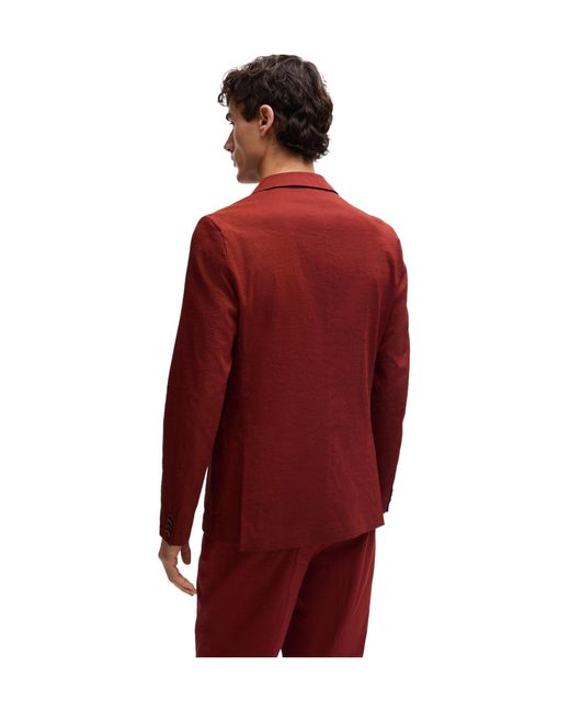 Boss Red Single-Breasted Blazer for men