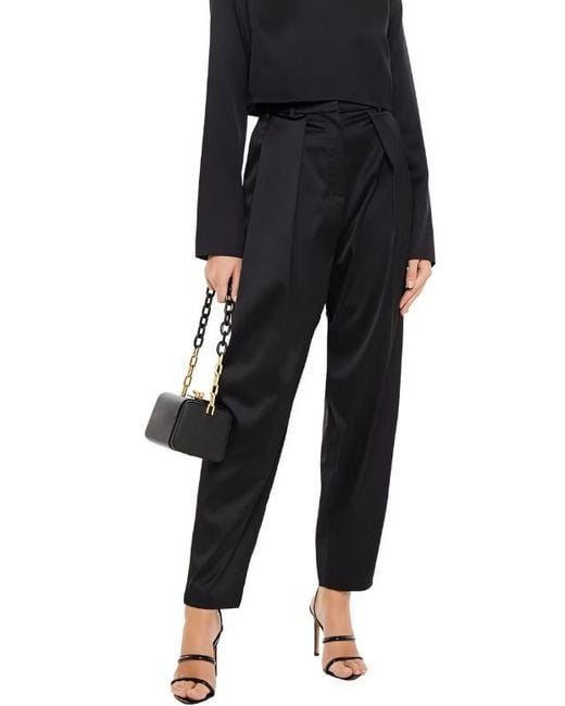Magda Butrym Black Harwich Satin Trousers