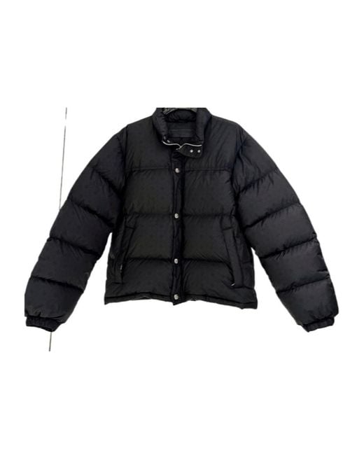 Chrome Hearts Blue Long-Sleeved Stand-Up Collar Cotton Coat for men