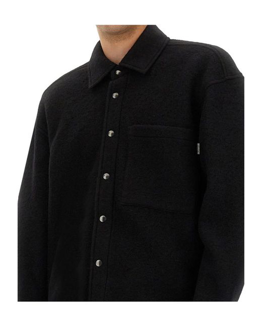 AMISH Black Overshirt Jacket for men