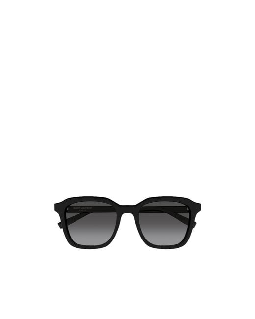Saint Laurent Black Sl 457 Rectangular Sunglasses for men