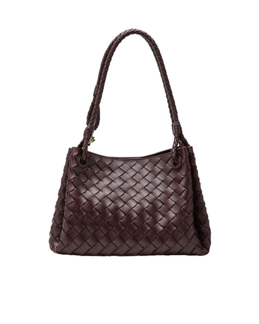 Bottega Veneta Brown Medium Parachute Bag