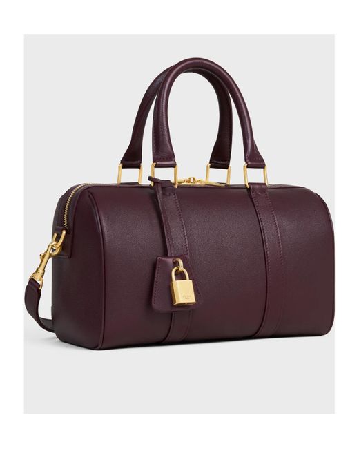 Céline Purple Medium Boston