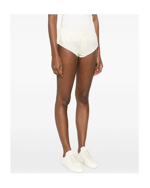 Entire studios White Button Shorts