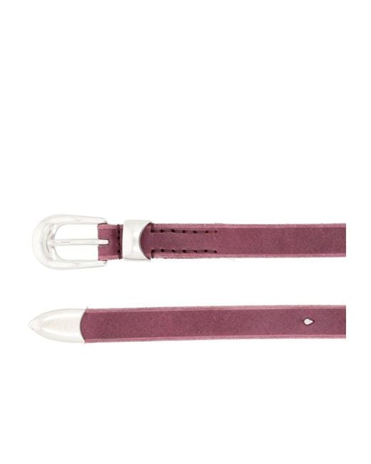Our Legacy White Buckle Belt for men