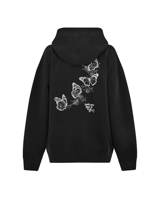 Ganni Black Heart Hoodie