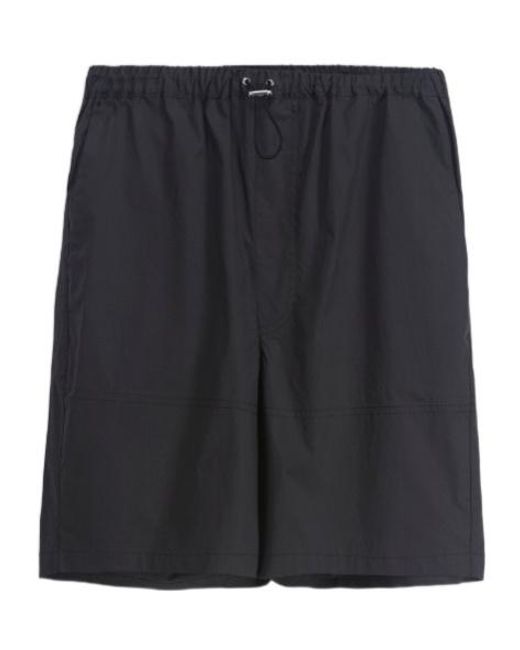 Roberto Collina Black Drawstring Shorts for men