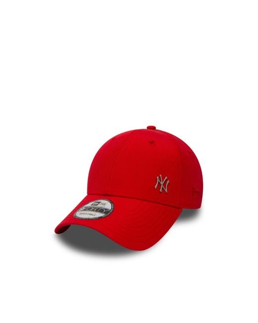 KTZ Red New York Yankees Mini Metal 9Forty Cap for men