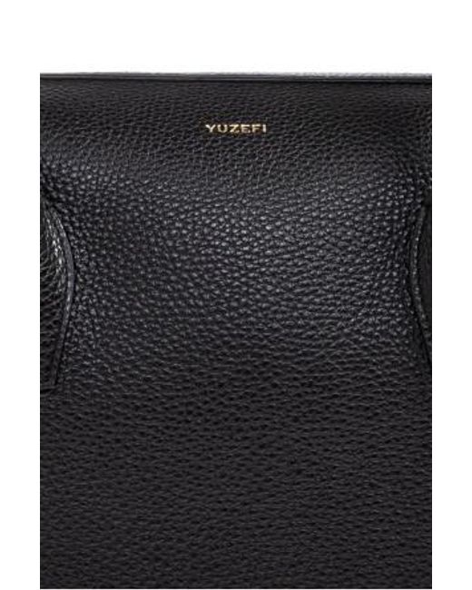 Yuzefi Black Brioche Tote Bag