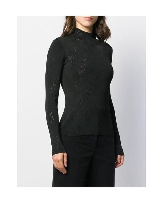 Balenciaga Black High-Necked Sweater
