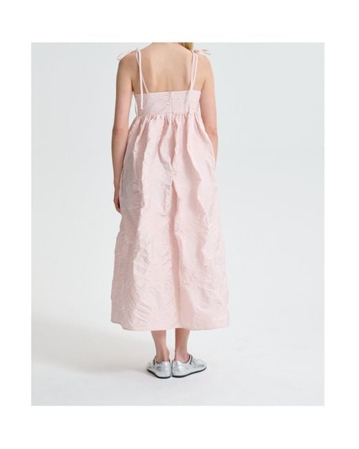 CECILIE BAHNSEN Pink Sleeveless Dress