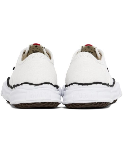 Maison Mihara Yasuhiro White Baker Lace-Up Sneakers for men