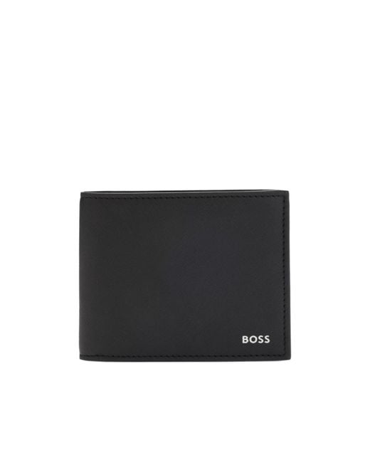 Boss Black Leather Wallet for men