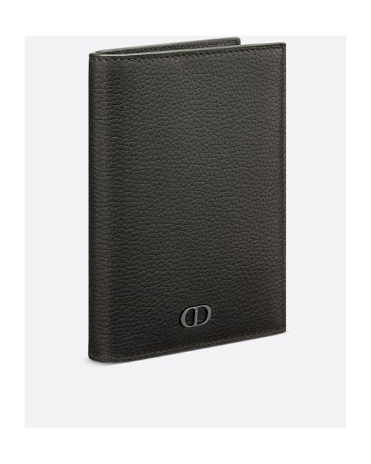 Dior Black Passport Cover for men