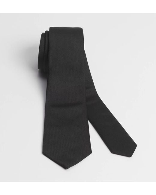 Dior White Cd Icon Tie for men