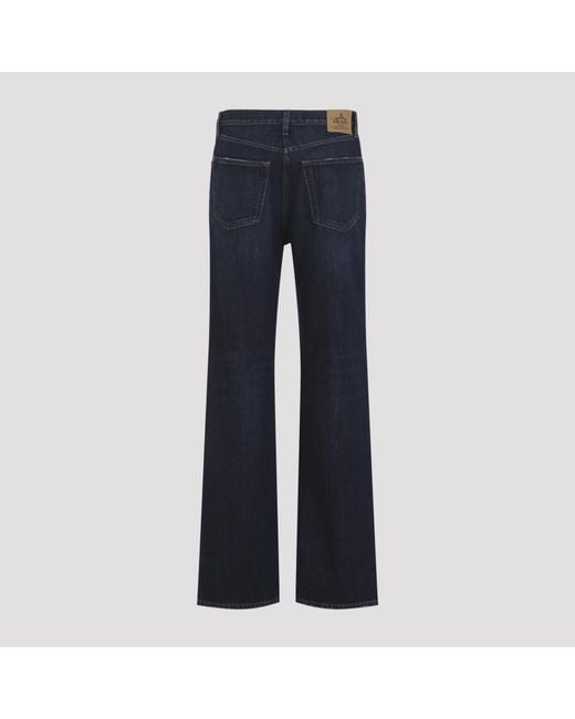 Prada Blue Belt Loop Jeans