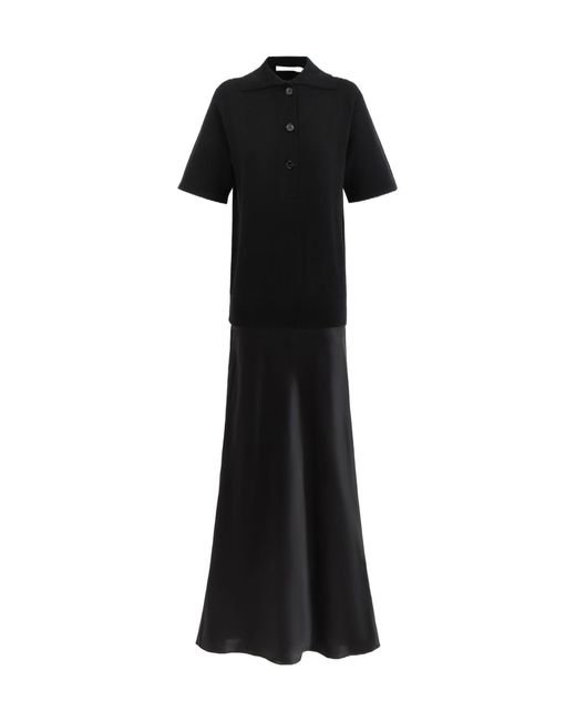 Christopher Esber Black Short Sleeve Dress