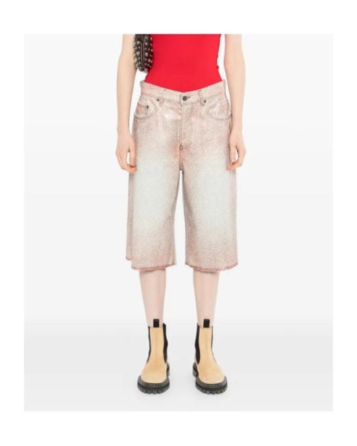 Haikure White New Becky Shorts