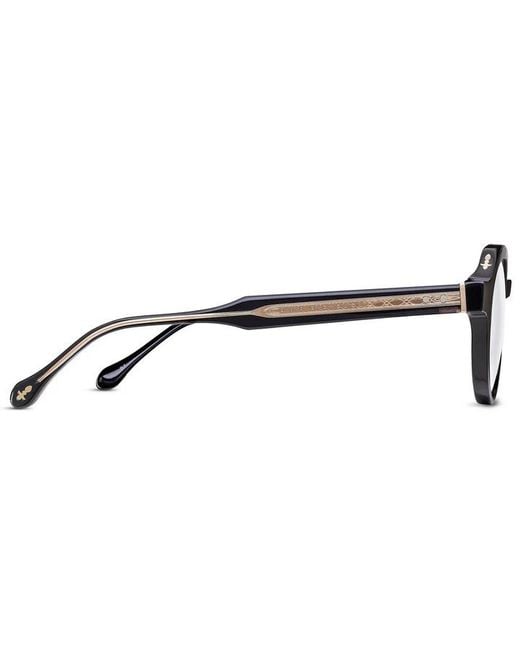 Matsuda White Full-Frame Plain Mirror for men