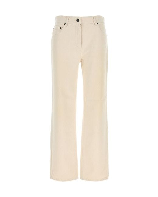The Row Natural Belt Loop Jeans