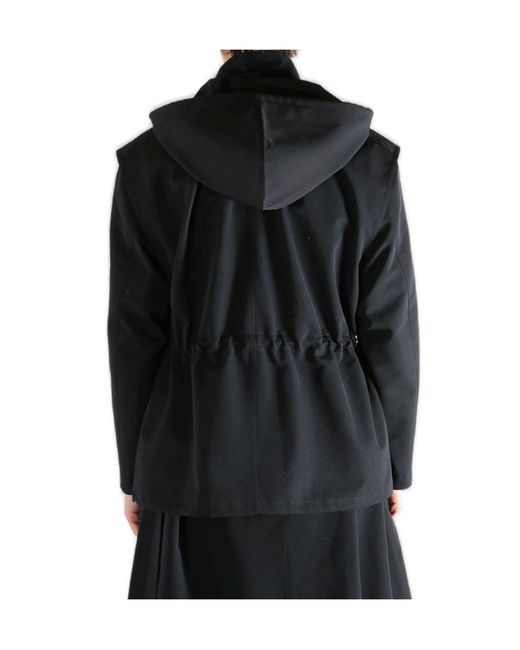 Auralee Black Max Over Vest for men