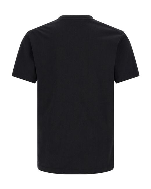 DSquared² Black Graphic Crew Neck T-Shirt for men