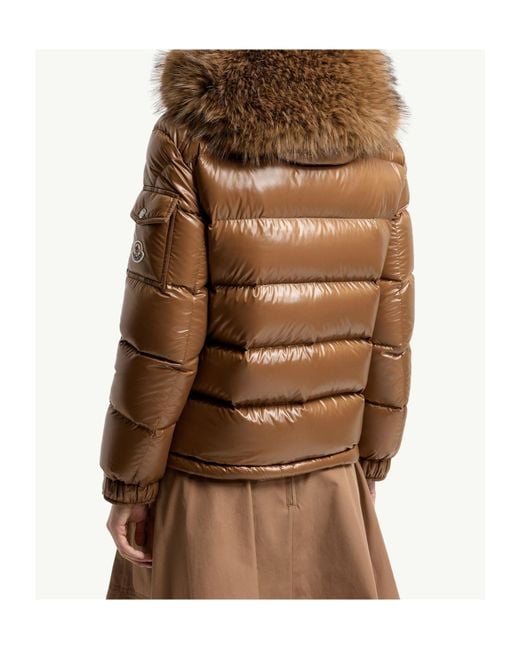Moncler Brown Hypolais Short Down Jacket