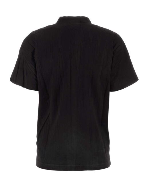 Balenciaga Black Bb Logo Printed Crewneck T-Shirt