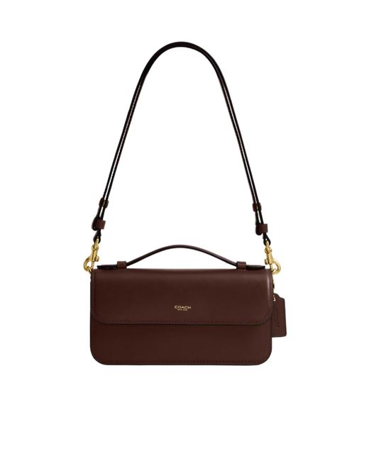 COACH Brown Elora Top Handle Shoulder Bag