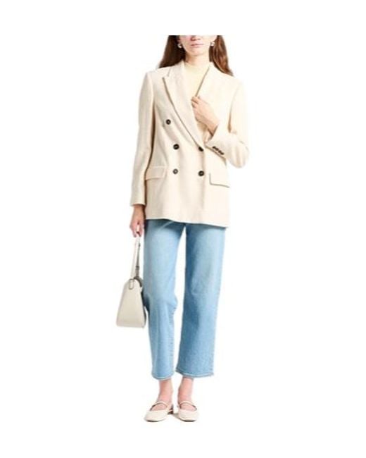 Brunello Cucinelli Natural Double-Breasted Corduroy Suit