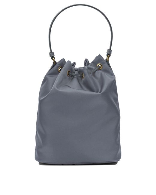 Prada Blue Logo Shoulder Bag
