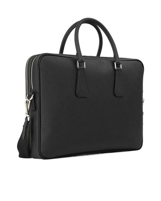 Prada Black Simple Crossbody Bag for men
