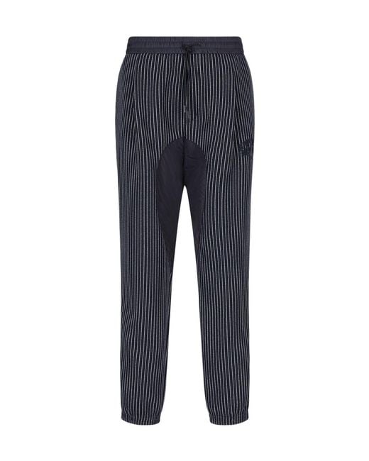 Emporio Armani Blue Casual Trousers for men