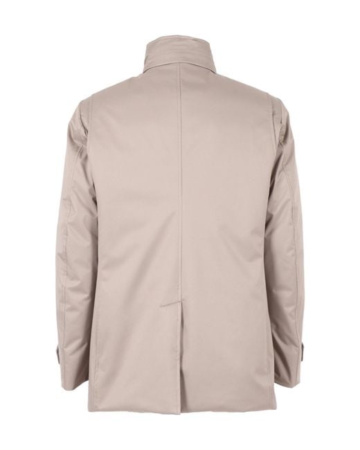 Moorer Natural Gorner-Kn Quilted Down Jacket for men
